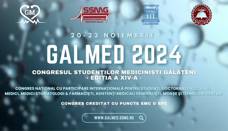 Miercuri începe ediția a XIV-a a Congresului GALMED