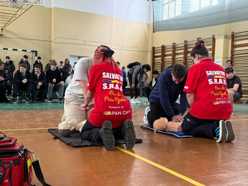 „Ora de prim-ajutor”, program educațional pentru liceele din Galați