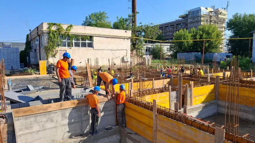 Continuă lucrările la noul pavilion al Spitalului de Boli Infecțioase din Galați