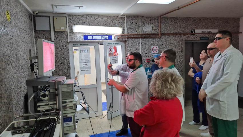 Echipamente medicale de ultimă generație pentru Secția de Urologie a „Județeanului” gălățean