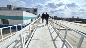 Lucrările la parcarea supraetajată a Spitalului Județean Galați, aproape de final