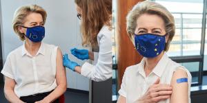 Preşedinta Comisiei Europene, Ursula von der Leyen s-a vaccinat